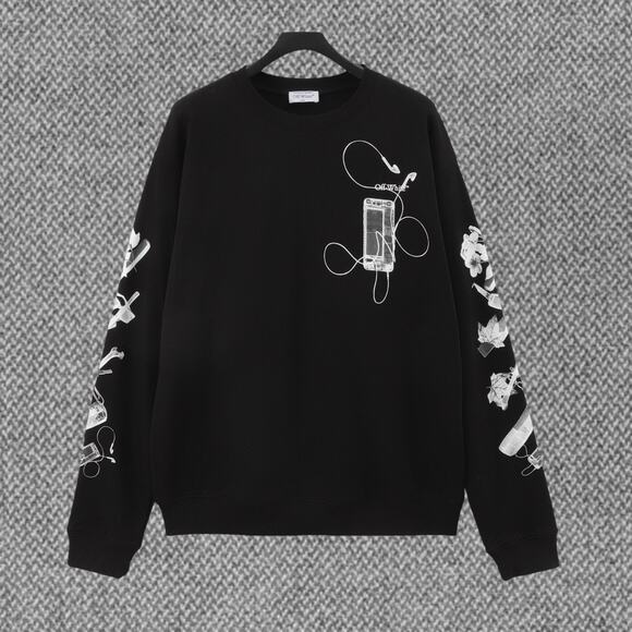 OFF WHITE C/O VIRGIL Long Sleeve Sweatshirt - Picture 1 of 5